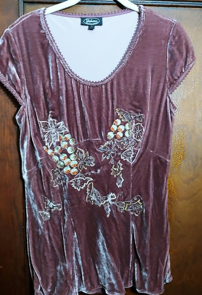 Velvet blouse